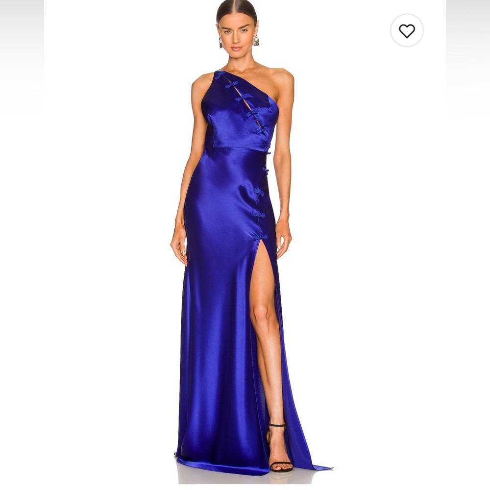 Sau Lee Heidi Gown Cobalt Blue